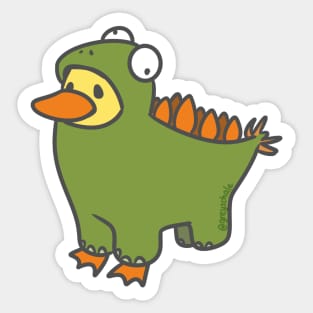 Quackosaur Sticker